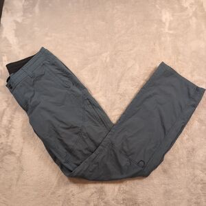 Kuhl Spire Roll Up Pants Womens 10 Reg Blue Outdoor Hiking Cargo Stretch 32x31